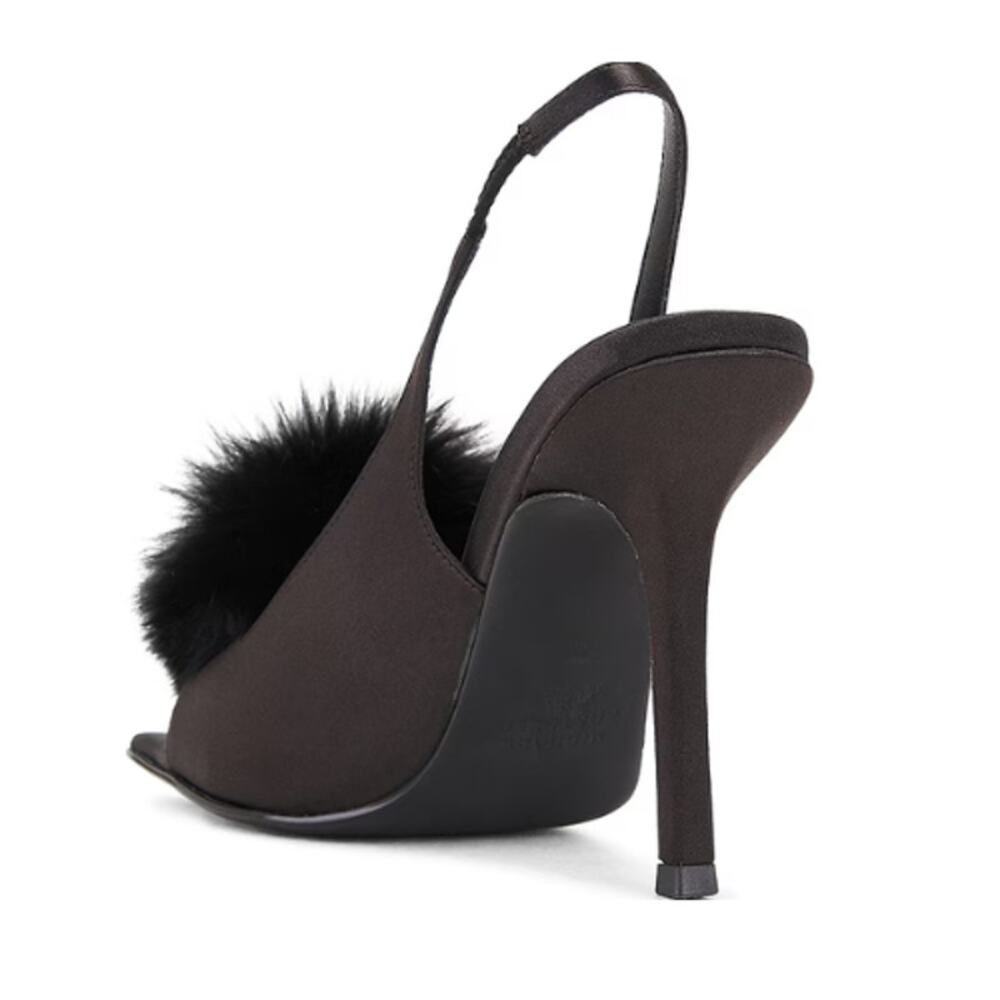 Michael Costello x REVOLVE Paula Sling Back in Black New Size 7 - Picture 3 of 9